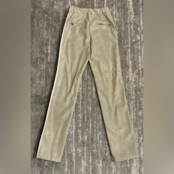 Waydamin Vegan Leather Moto Pants - Picture 3 of 7